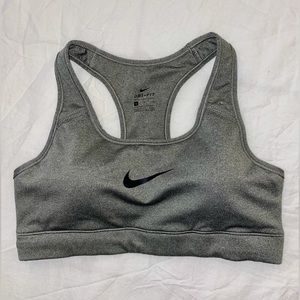 Nike Dri Fit Gray Sports Bra w/ Padding